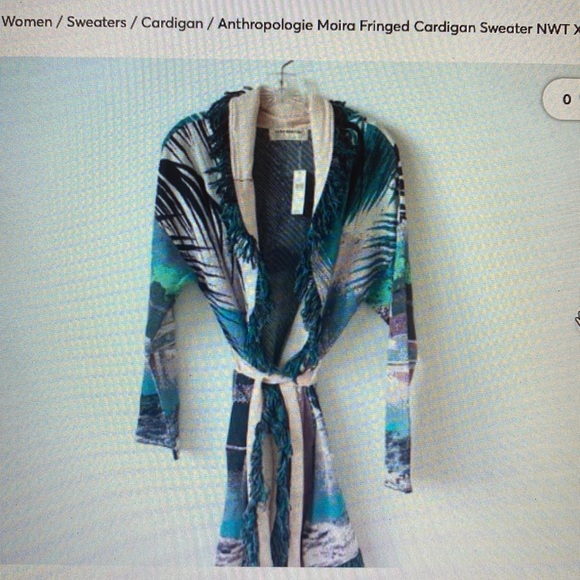 NWT* Anthropologie Moira Fringed Sweater - Picture 1 of 4